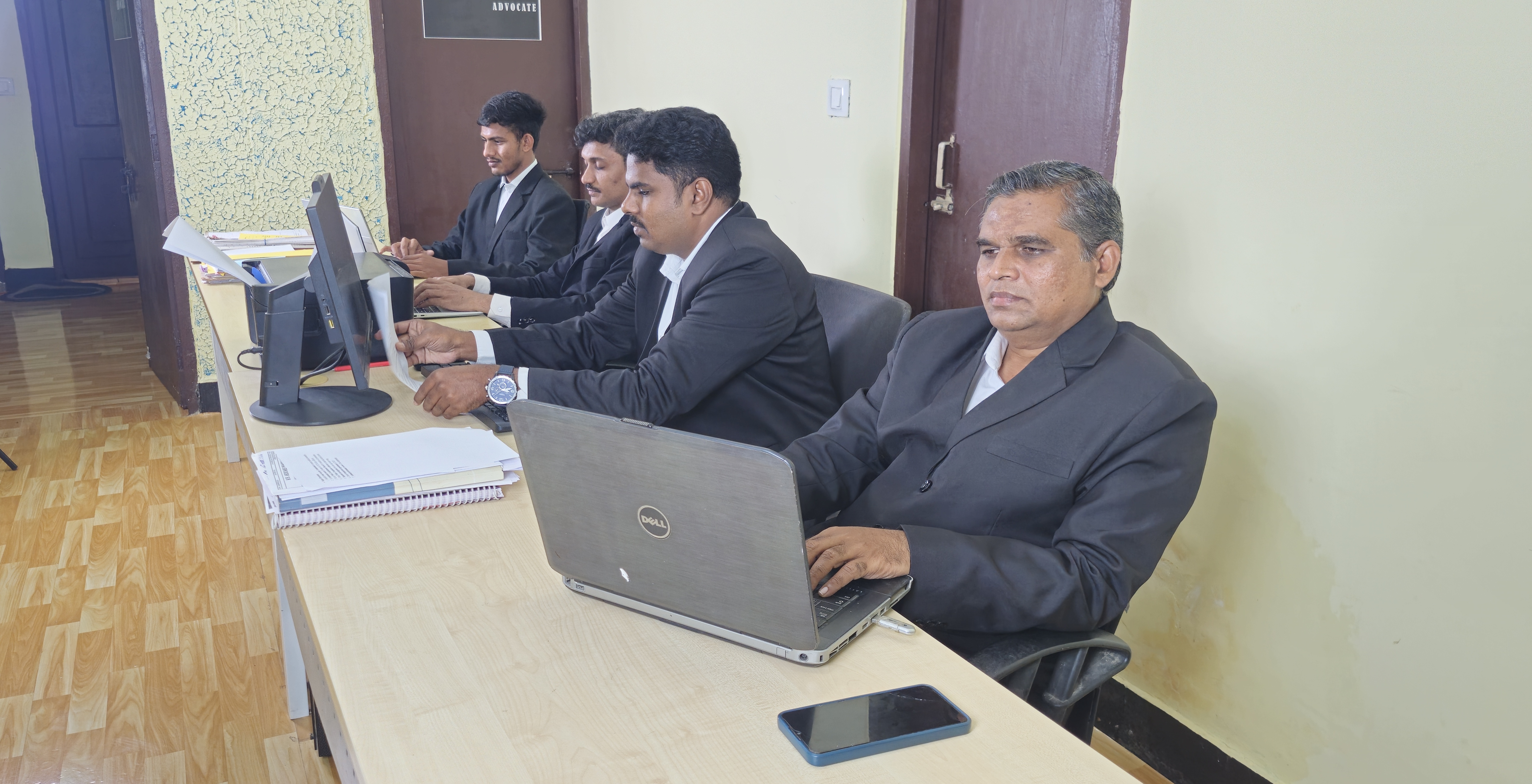 Premium office interior illustration